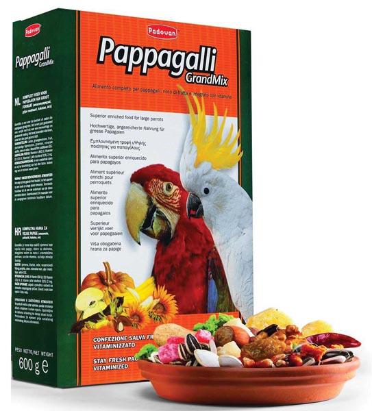 Padovan  Grandmix Pappagalli Для птиц (Корм для птиц и попугаев)