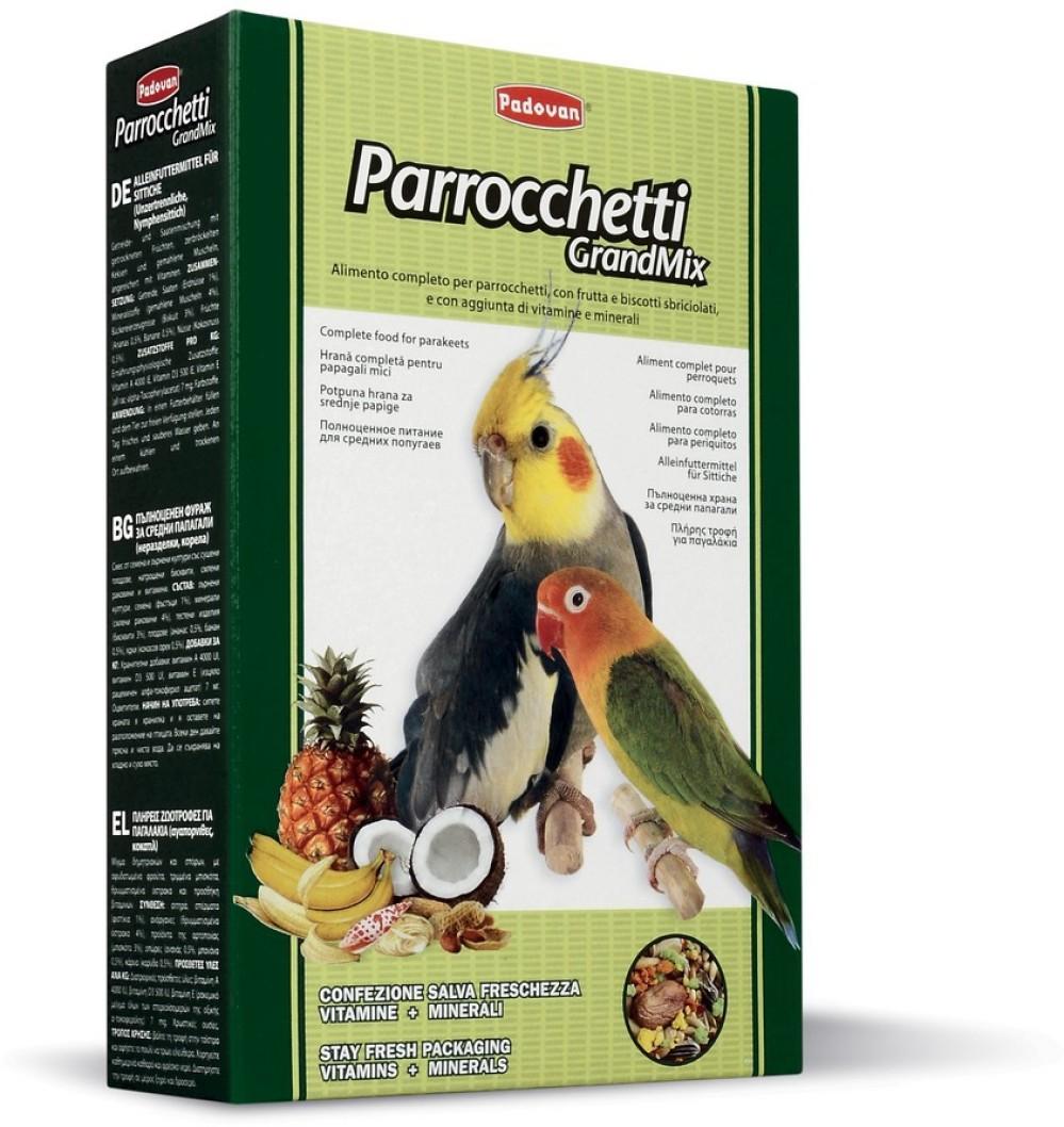 Padovan  Grandmix Parrocchetti Для птиц (Корм для птиц и попугаев)